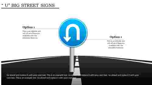 editable street sign-U Big Street-Signs-style 1